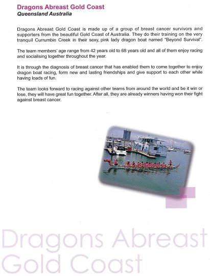 Dragons Abreast Gold Coast